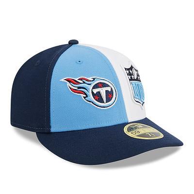 Tennessee Titans New Era 2022 Sideline 59FIFTY Fitted Hat - Cream/Navy