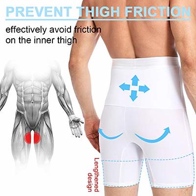 Men Tummy Control Shorts High Waist Slimming Body Shaper Belly Girdle  Underwear