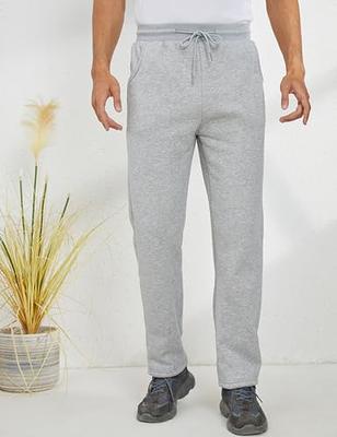 Gihuo Men's Winter Fleece Pants Sherpa Lined Sweatpants Straight Leg Active  Running Sweat Pants Comfy Lounge Pants (2# Light Grey, X-Small) - Yahoo  Shopping