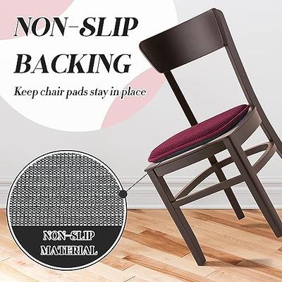 U-Shaped Memory Foam No Slip Back 17 x 16 Chair Pad Cushion 6 Pack