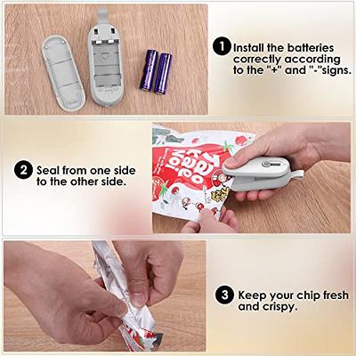 GRIPSTIC Bag Sealer - Reusable Chip Clips, Bag Clips. Patented