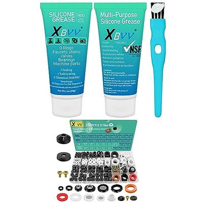 KEZE Waterproof Food Grade Silicone Lubricant Plumbers Grease for Valve  Sealant Faucet O Rings 1 oz 1-Pack - Yahoo Shopping