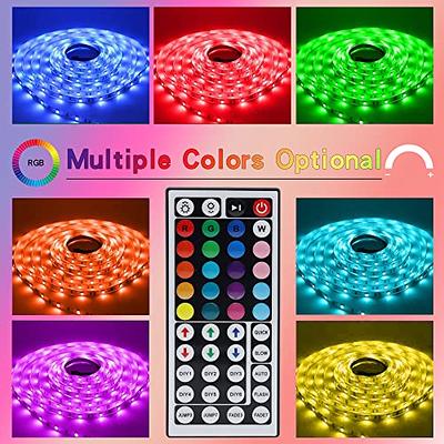 DOBVDLA Small Led Strip Lights for TV Waterproof 16.4FT for 55-75in TV  Color Changing LED Lights with Remote Control, 44 Keys TV Led Backlight for  Bedroom, Gaming, Monitor, Desk, Home Decoration 