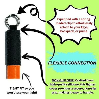 Lighter Locators - Water-Resistant Lighter Case, Keychain Lighter Holder  for Outdoors, 16 Colors, Lighter Keychain Accessories, Lighter Sleeve  for BIC Lighters