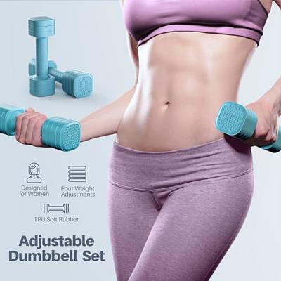  SunnySpirit Adjustable Weights Dumbbells Set,Pink