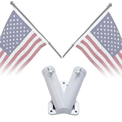 Stainless Steel Heavy Duty Flag Pole Holder，Wall Mount House & Estate Flag  Pole