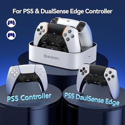  PS5 Controller Charger Compatible with PS5 DualSense Edge  Controller, PS5 Charger with 4 USB-C Dongles, PS5 Accessories Charging Dock  for PS 5 Controller, PS5 Controller Charging Station : Video Games