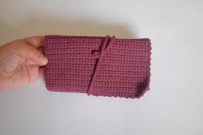 CROCHET DPN HOLDER Knitting Needle Case Roll -   Knitting needle case,  Crochet hooks, Knitting needle case pattern