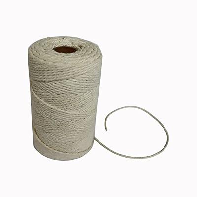 Natural Cotton Twine String, 328 Feet 1.5MM Rope Cord for Arts and Crafts,  Butchers Baking Twine, Kitchen Cooking String, Holiday Wrapping, Packing  Gardening Uses - Yahoo Shopping