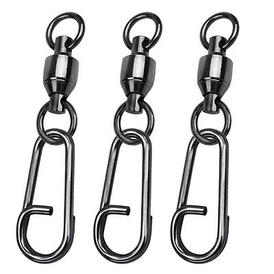 Fishfun 40 Pack Fishing Swivels and Snap Swivels, Heavy-Duty Ball Bearing  Swivel with Welded Rings for Saltwater Fishing, 18lb, 33lb - Yahoo Shopping