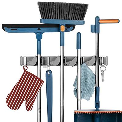 oshang Cleaning Supplies Organizer - Broom Mop Holder Wall Mount - Han