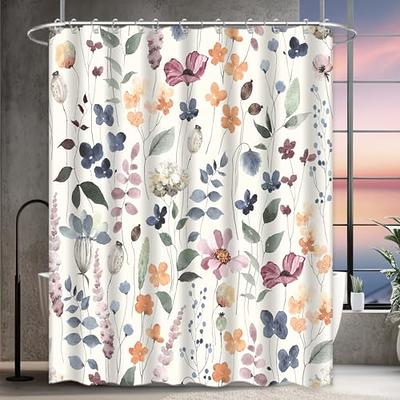 JOOCAR Fluid Shower Curtain with Hooks Liquid Gold Glitters Marble Pastel  Stain Acrylic Doodle Multicolor Fabric Shower Curtain Decorative 72x72 Inch  Polyester for Bathrooms Bathtubs Farmhouse 