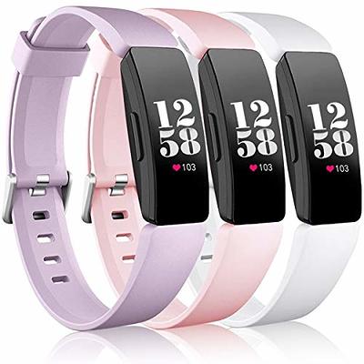 Compatible with Fitbit Inspire/Inspire HR/Inspire 2 and Ace 2 Bands,  Adjustable Sports Soft Replacement Wristbands Compatible with Fitbit