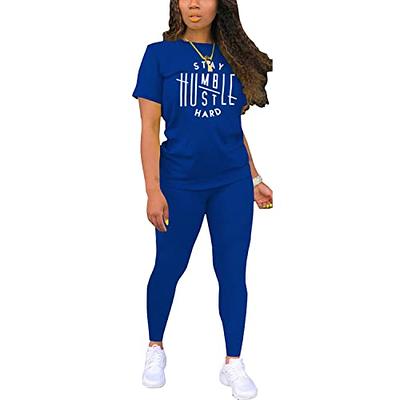 Cukoo Women Blue Nylon Two Piece Active Wear/ Gym Wear/ Track Suit –