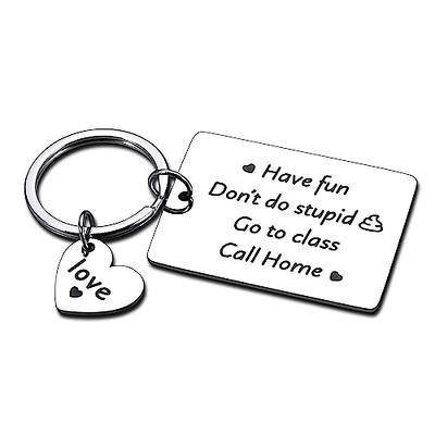  Key Chain For Teenager, New Driver - Have Fun Be Safe Dont  Do Stupid To Son Daughter Sweet 16 Gifts From Mom Dad