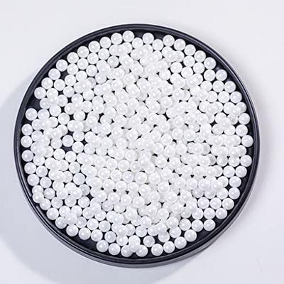 Kasvan White Pearl Sugar Sprinkles - Edible Candy Pearls 130g/4.58 Oz, Mix  Size, Baking Cake Decorations, Ice Cream Toppings and Cookie Decorating