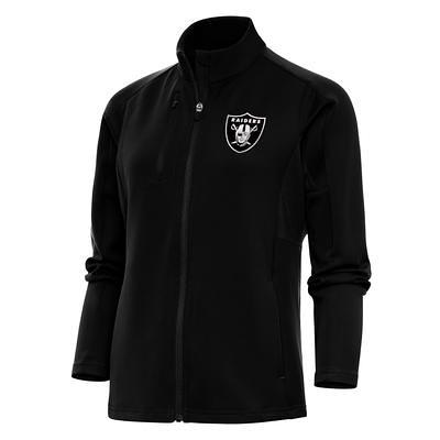 LAS VEGAS RAIDERS JH DESIGN TONAL LEATHER JACKET - BLACK