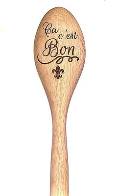 Monogram Wooden Spoon - Swirl Monogrammed Design - Personalized Gallery