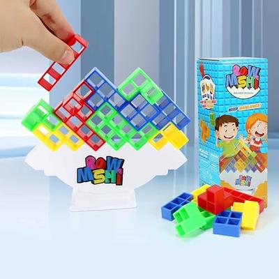  ALKISTA 48 Pcs Tetra Tower Balance Stacking Blocks