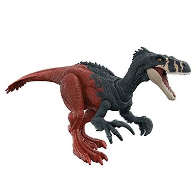 Mattel Jurassic World Mattel Jurassic Park III Hammond Collection Dinosaur  Action Figure, Velociraptor with Articulation, 3.75-in Tall