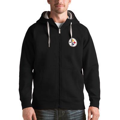 Nike Men's Pittsburgh Steelers Sideline Club Full-Zip Hoodie - Black - S Each