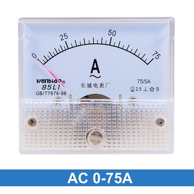 DC 0-150V Analog Panel Voltage Gauge Volt Meter 65C5 2.5% Error