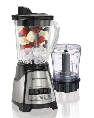 Hamilton Beach Wave Crusher 700W, 14 Multi-Function Blender w/ 40oz Glass  Jar