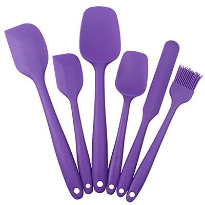 Tefrey Silicone Spatula Set With Kitchen Tongs, Nonstick Seamless