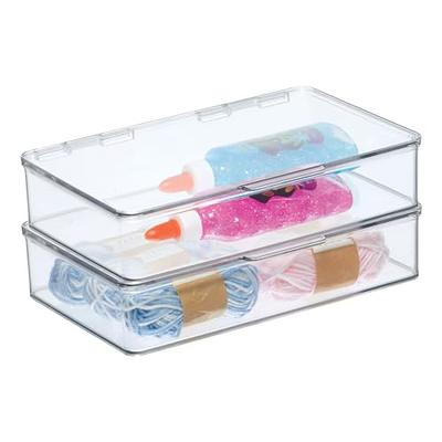 OMNISAFE 3 Pack Small Medium with Large Clear Plastic Hobby Art Craft  Organizer, Plastic Storage Containers with Latching Lid, for Pencil Box,  Lego, Crayon - Yahoo Shopping