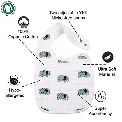 Lictin Muslin Bibs for Baby Neutral - 8 Pack Baby Muslin Bibs Drool Bandana  Cotton, Snap Muslin Bibs for Boys Girls Toddlers Infants Teething,  Absorbent & Soft Cute Pattern - Yahoo Shopping