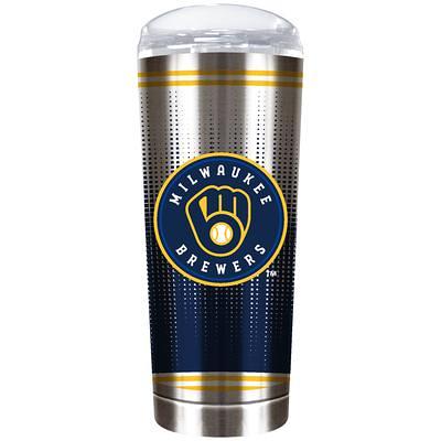 MLB Milwaukee Brewers Personalized 30 oz. Black Stainless Steel