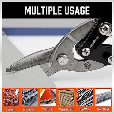 Aviation Snip - Straight Cut Tin Snips Cutting Metal Shears with