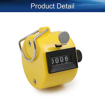 Manual Counter 4 Digit Mechanical Palm Click Counter Plastic