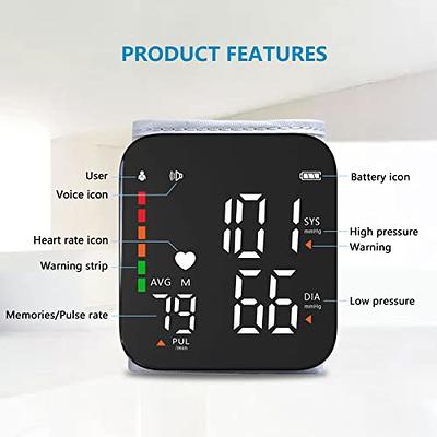 Wrist Blood Pressure Monitor, Tovendor Automatic BP Monitor with