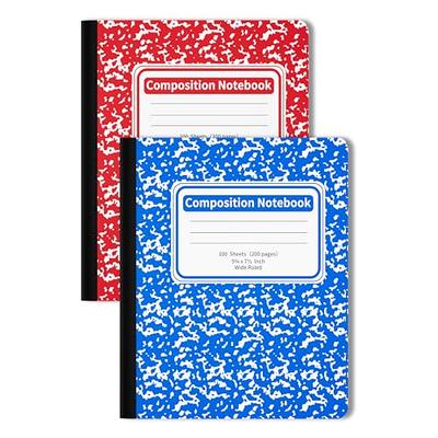 E-CLIPS USA Composition Notebooks, Primary Journal Composition Notebook,  ABC & Animal Print, 100 sheets, 200 pages, 9.75″ x 7.5″ (2 Pack, Blue) -  Yahoo Shopping