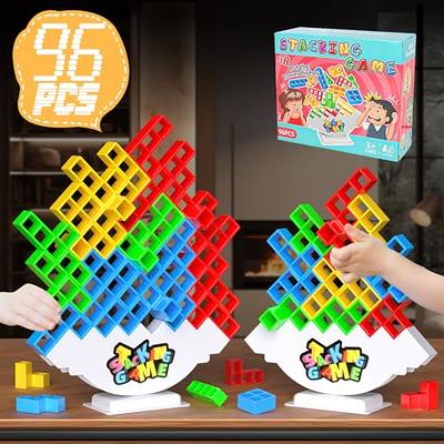 Board Games For Kids & Adults Tetra Tower Balance Stacking Toys Building  Blocks Perfect For Family Games,Parties,Travel