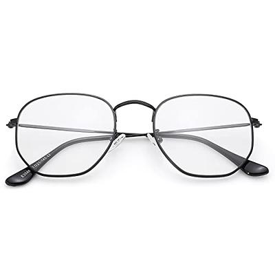  Hycredi Classic Square Eyewear Non-prescription Clear