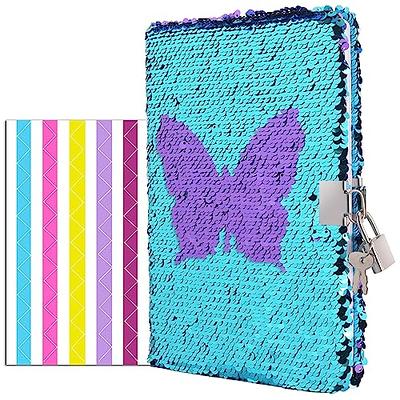 CAGIE Lock Diary for Girls with 2 Keys, Diary with Lock for Girls