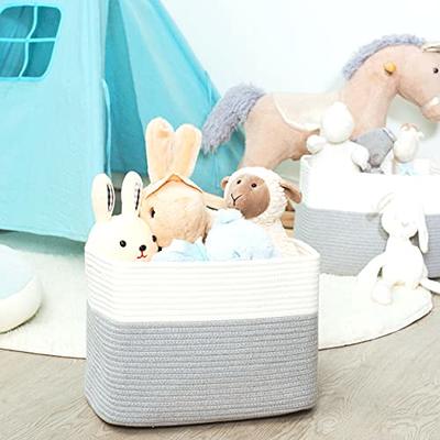 Rope Woven Baskets, Storage Cubes, Storage Baskets For Organizing, Small  Laundry Baskets, Storage Baskets For Shelves Organizer, Nursery Classroom  Toy Bin, Home Organization And Storage For Bathroom Bedroom, Home Decor,  White & 