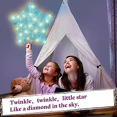 3D String Art Kit for Kids - Makes a Light-Up Star Lantern with 20  Multi-Colored LED Bulbs - Yahoo Shopping