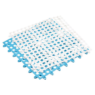 Huwena 50 Pcs Modular Interlocking Cushion 10 x 10 Inch Non Slip