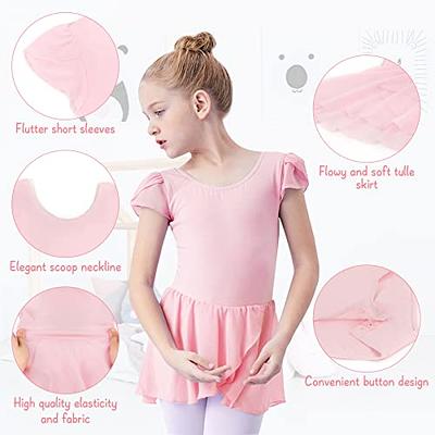 Zando Girls Gymnastics Leotards Dance Ruffle Sleeve Dresses Toddler Ballet  Tulle Skirt for Girls School Dance Dress Teens Gymnastics Leotard Athletic Dance  Clothes Dress A Pink 6-8 Years - Yahoo Shopping