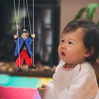 Funny Crazy Donkey Puppets Toys Marionette Yarn Puppet Hand Puppets  Parent-Child Interactive Toys Pull String Puppet Activity Doll Gift Toy for  Stage