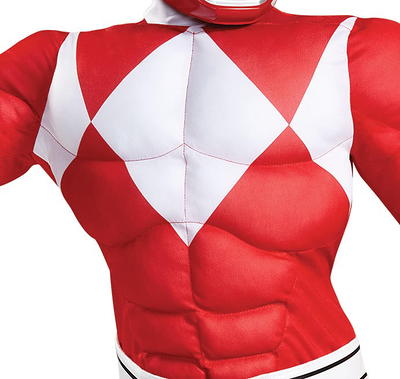 Disguise Red Ranger Dino Fury Classic Muscle Child Halloween Costume 