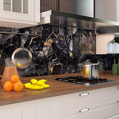 Livelynine 197 X 36 Inch Contact Paper Black and Gold Marble Countertop  Peel and Stick Waterproof Countertops for Kitchen Table Top Desk Dresser  Cover Self Adhesive Vinyl Wallpaper Counter Top Sticker - Yahoo Shopping