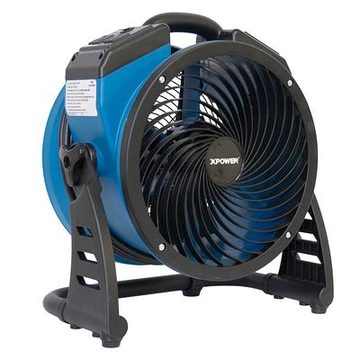 XPOWER P-130A 1/5 HP Mini Blower Fan with Built-In Power Outlets