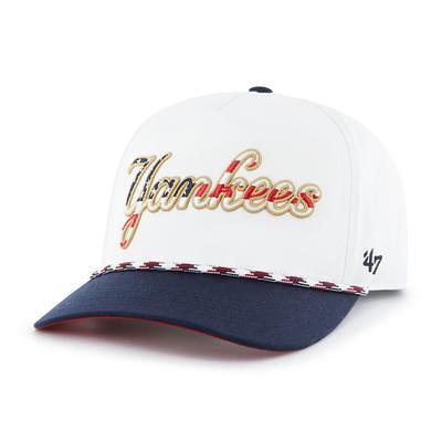 Men's Majestic Navy/White New York Yankees Foam Trucker Snapback Hat