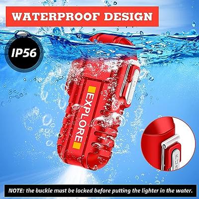 Electric Lighter Waterproof Windproof Double Arc Plasma Lighter USB  Rechargeable