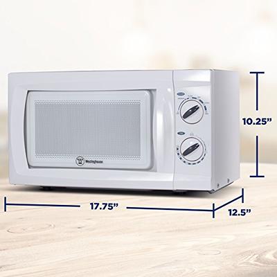 COMMERCIAL CHEF Countertop Microwave Oven 0.6 Cu. Ft. 600W, White