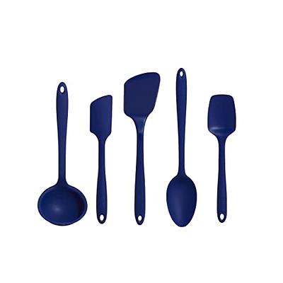 FONGLUAN Kitchen Utensils. Set of 3, Silicone Cooking Utensils Set,  Turner/Spatula, Spoons with Wooden Handle, Heat Resistant, Nonstick Cookware,  Dishwasher Safe, Black - Yahoo Shopping